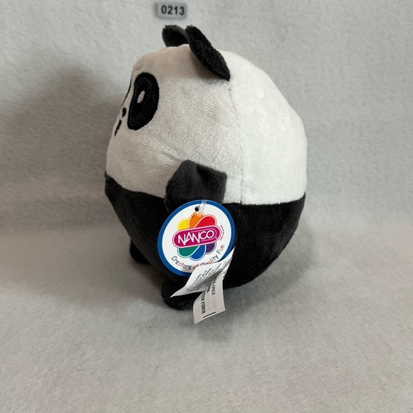 Nanco Panda Black and White 6” Squish Plush Toy - Picture 3 of 6
